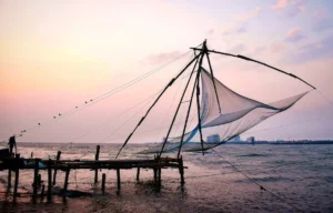 Fort kochi beach images. Chinese foshing net image(Image by Unsplash)